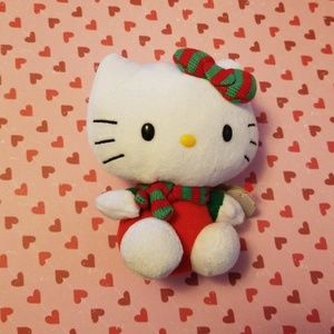 Brand new small Holidays Hello Kitty plush toy